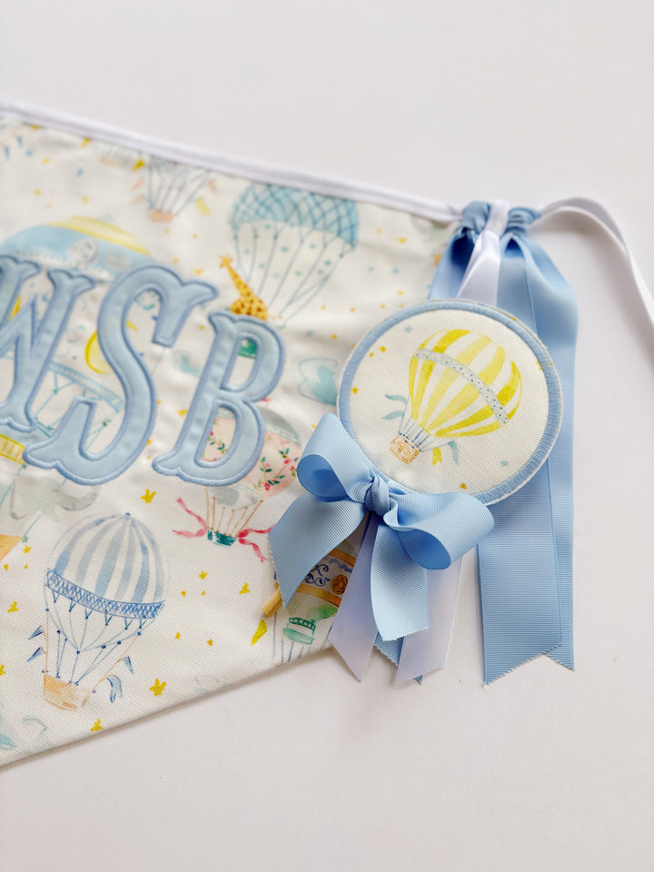 Hot Air Balloon Birthday Topper