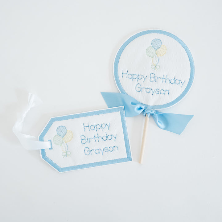 Personalized Happy Birthday Balloon Topper