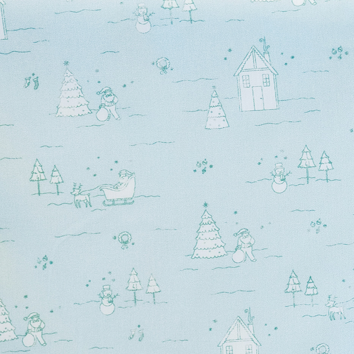 Blue Christmas Village Star Topper
