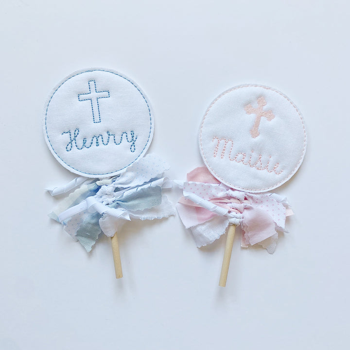 Personalized Cross Topper