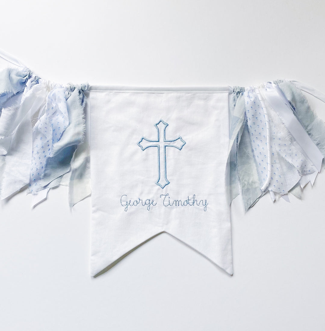 Personalized Cross Banner