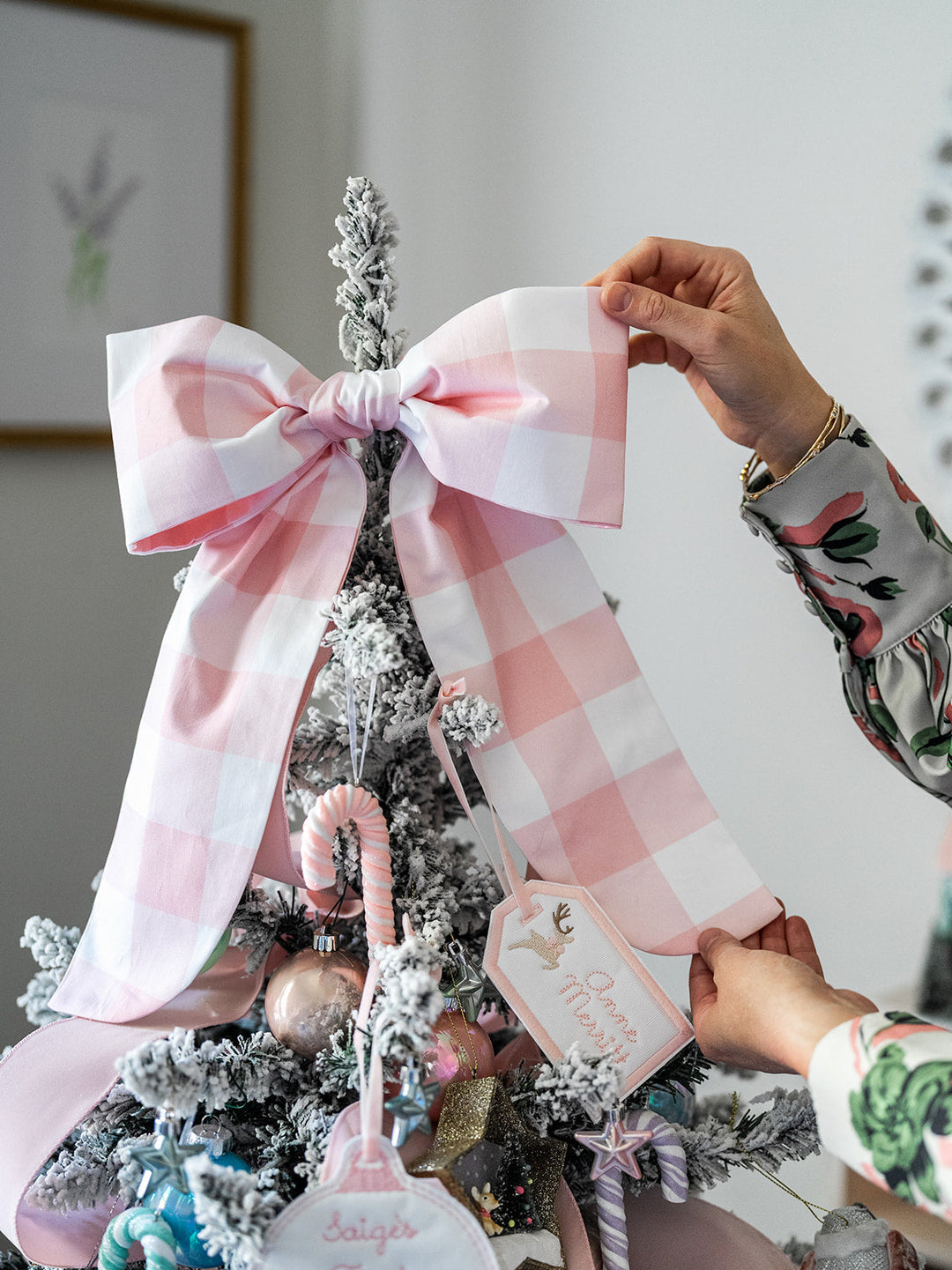 Christmas Pink Buffalo Check