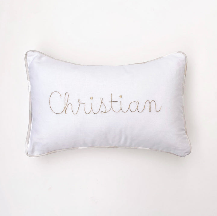 Lumbar Name Pillow