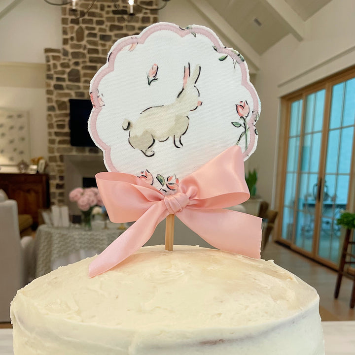 Rose Bunnies Topper