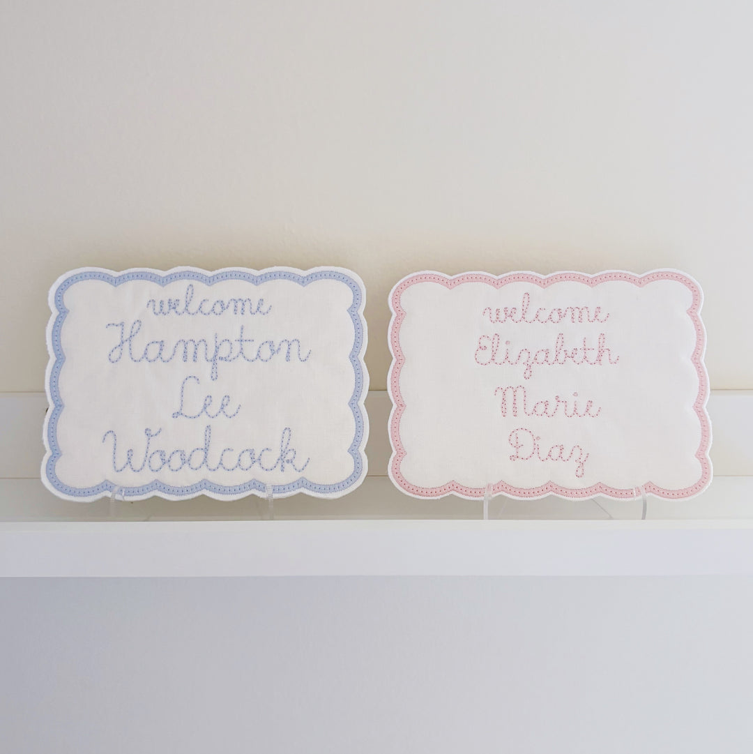 Clear Acrylic Stand for Newborn Sign