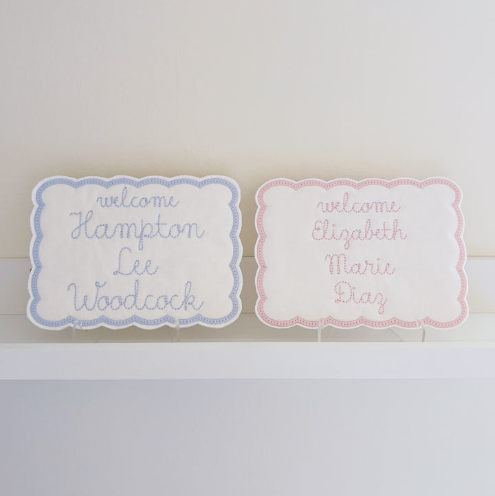 Clear Acrylic Stand for Newborn Sign