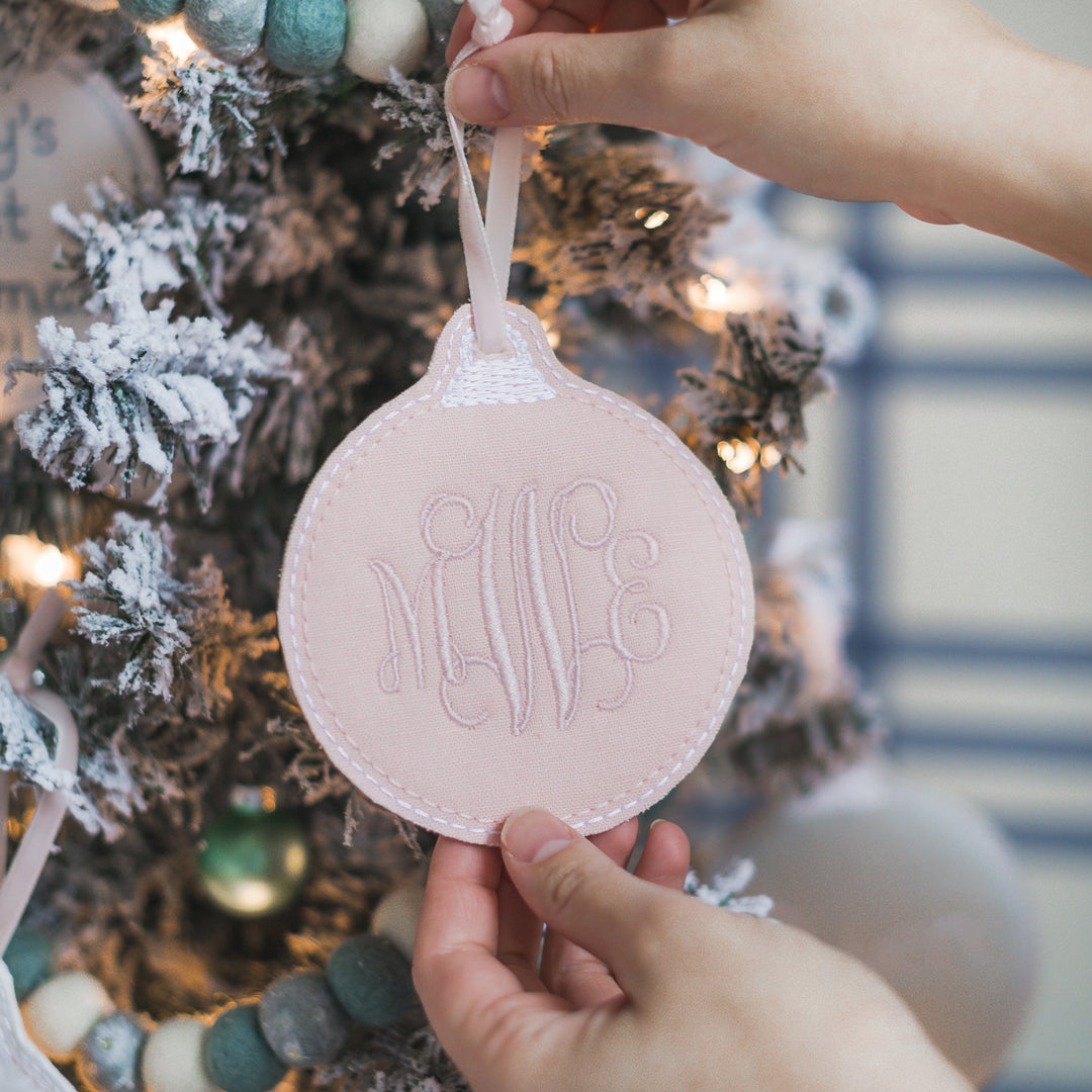 Monogram Christmas Ornament