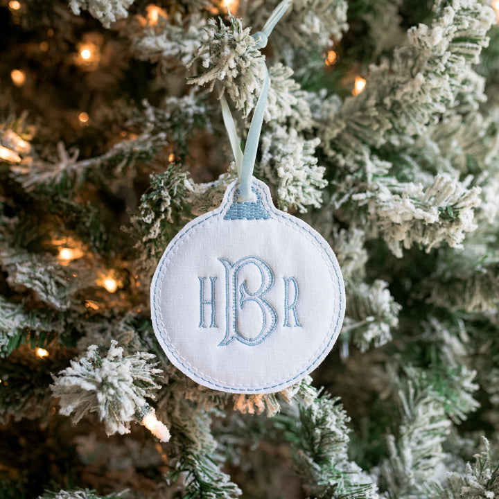 Monogram Christmas Ornament