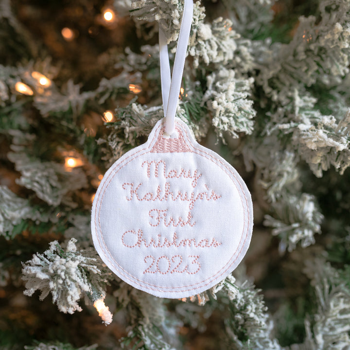 First Christmas Ornament