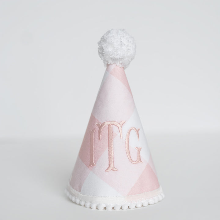 Pink Buffalo Check Party Hat