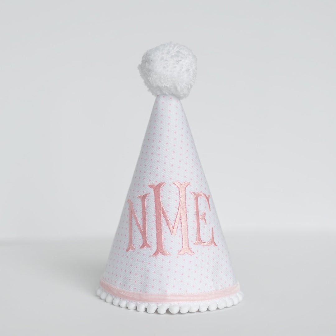 Pink Tiny Dot Party Hat