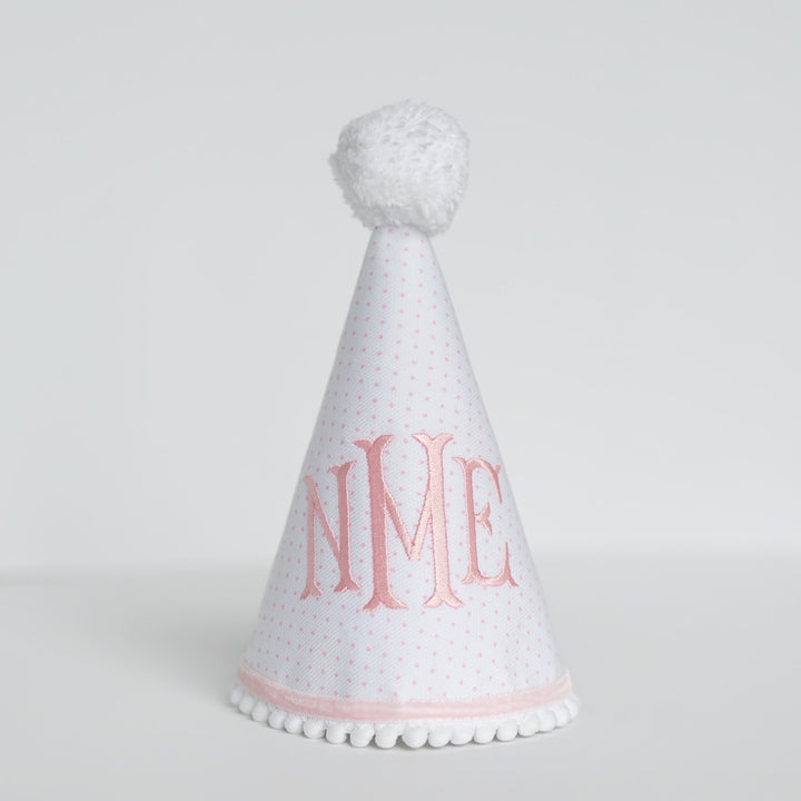 Pink Tiny Dot Party Hat