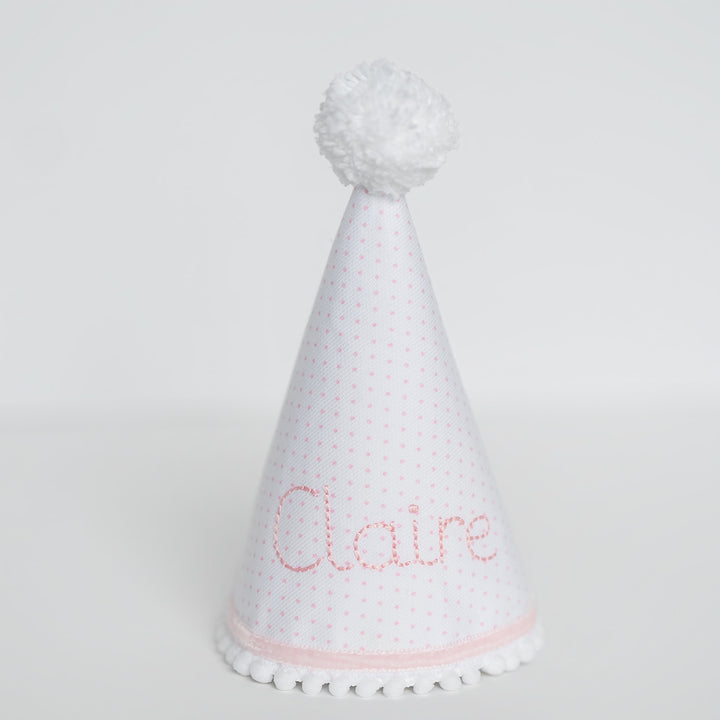 Pink Tiny Dot Party Hat