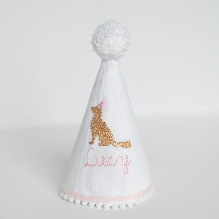 Pink Puppy Party Hat