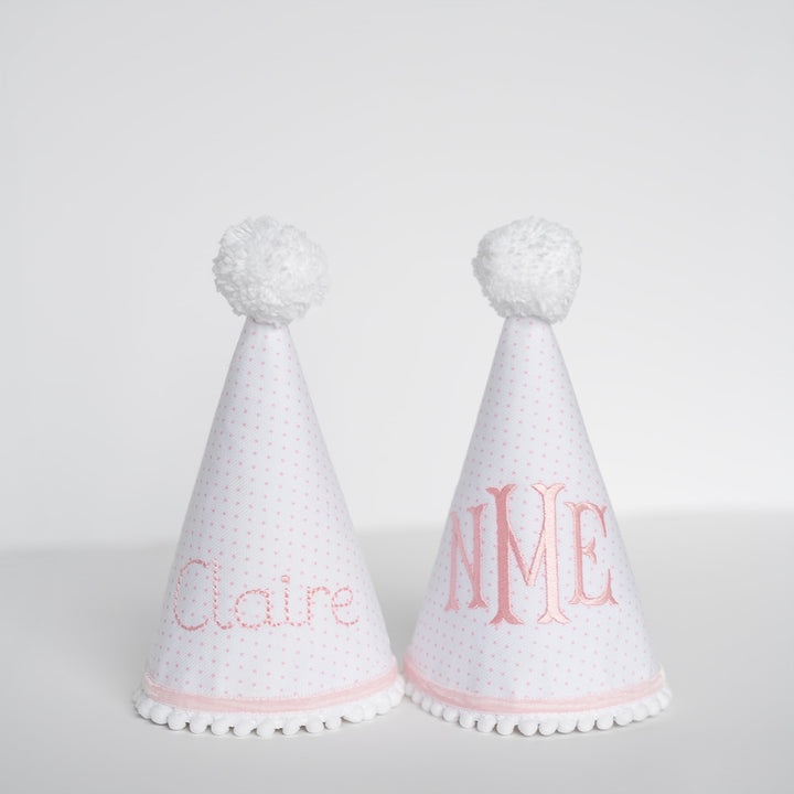 Pink Tiny Dot Party Hat