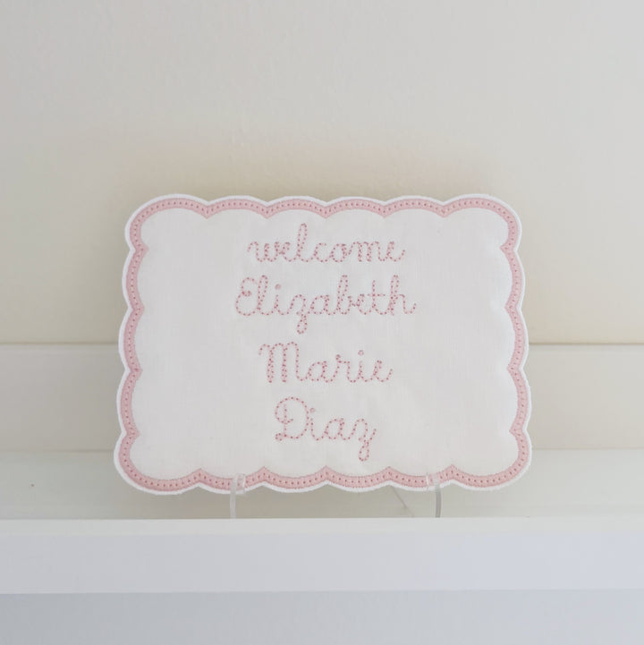 Clear Acrylic Stand for Newborn Sign