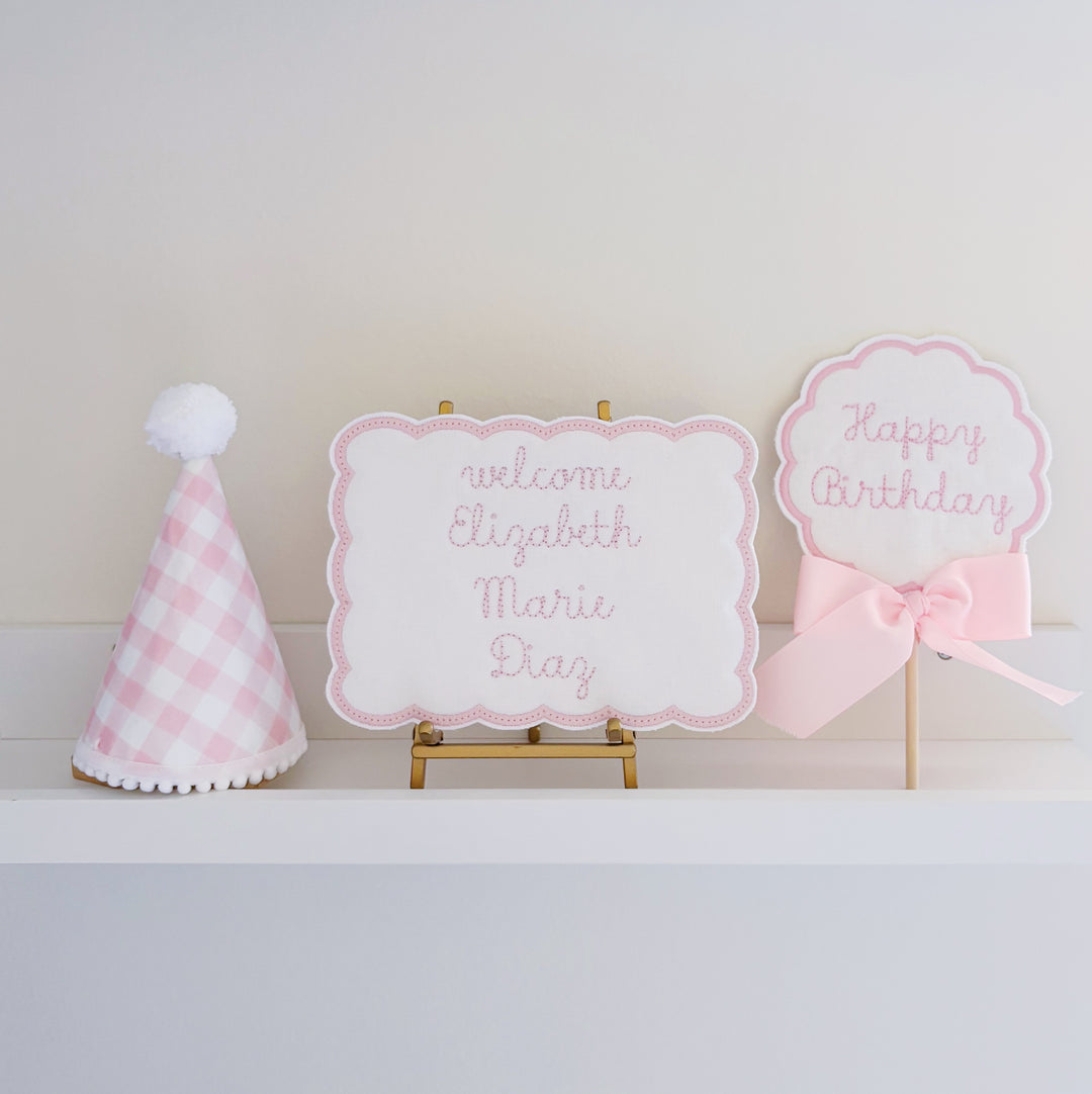 Brass Stand for Newborn Sign