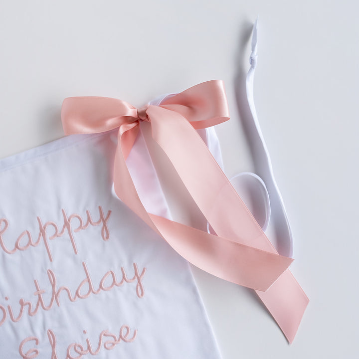 Happy Birthday Banner in Pink
