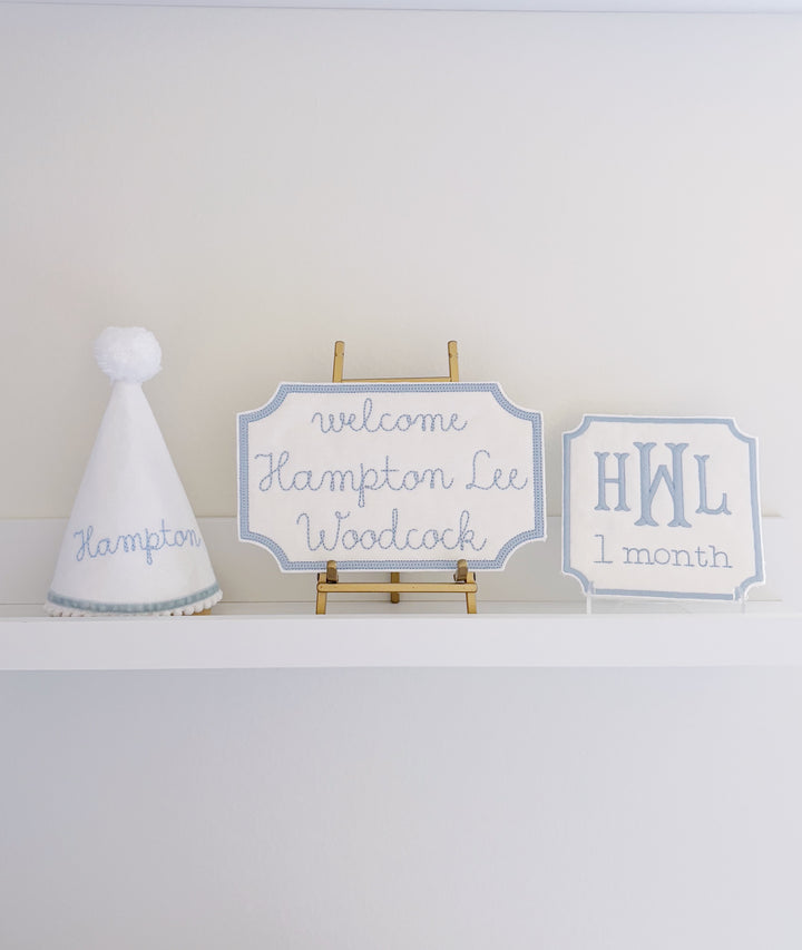 Brass Stand for Newborn Sign