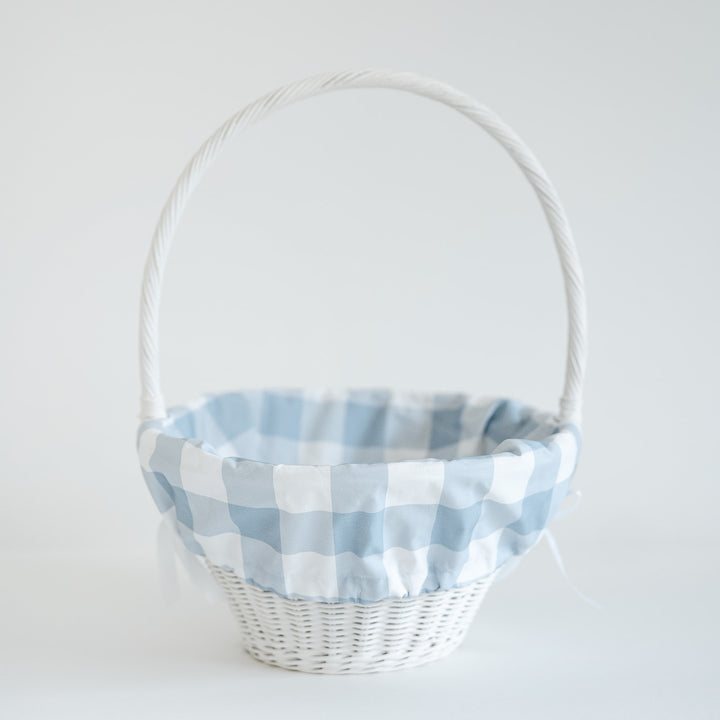 Blue Buffalo Check Cinch Liner (fits Pottery Barn Sabrina basket)