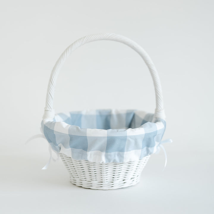 Blue Buffalo Check Cinch Liner (fits Pottery Barn Sabrina basket)