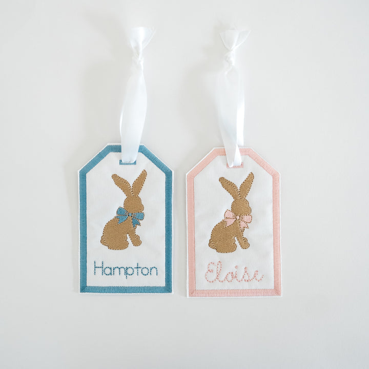 Vertical Keepsake Easter Tag with Bunny