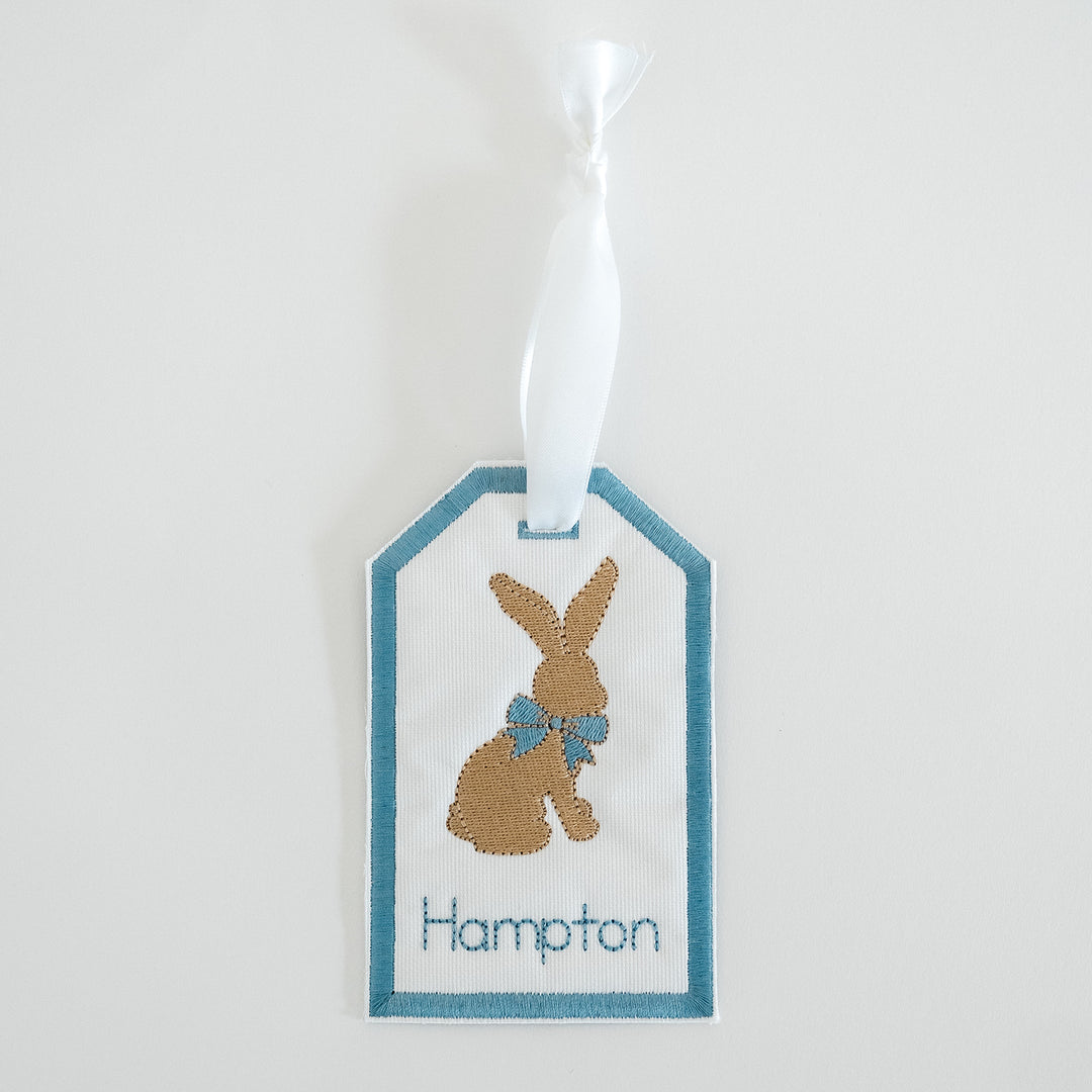 Vertical Keepsake Easter Tag with Bunny