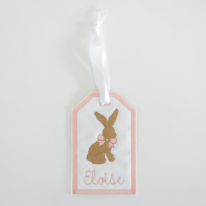 Vertical Keepsake Easter Tag with Bunny