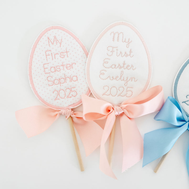 My First Easter Keepsake Topper in Pink