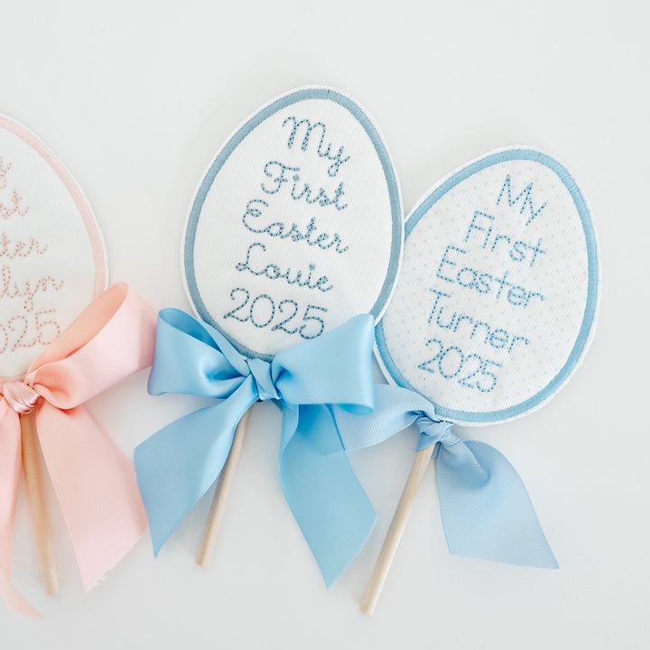 My First Easter Keepsake Topper in Blue