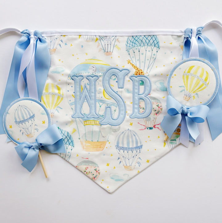 Hot Air Balloon Birthday Topper