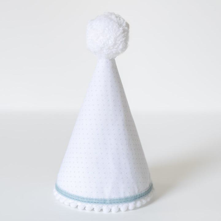 Blue Tiny Dot Party Hat