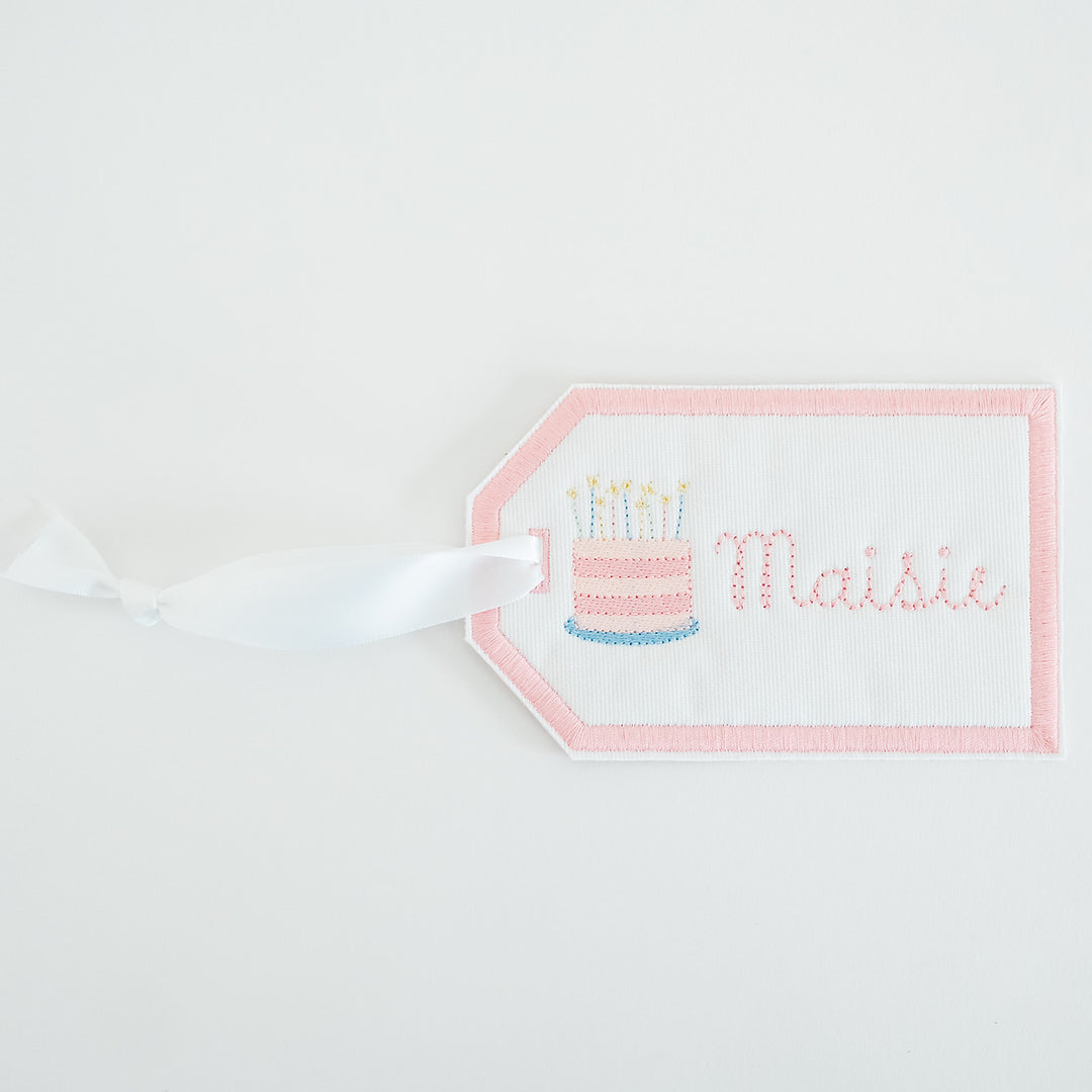 Birthday Cake Keepsake Tag