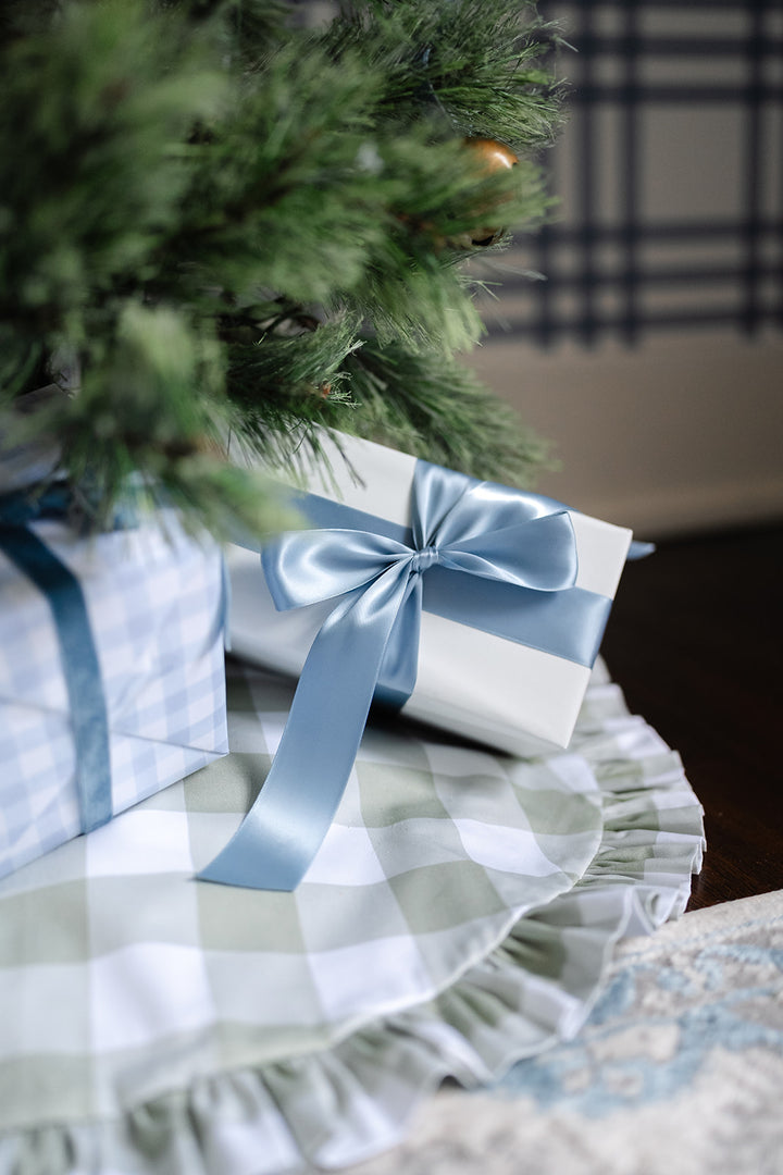 Green Buffalo Check Petite Tree Skirt