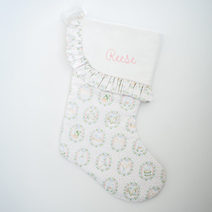 12 Days of Christmas Heirloom Christmas Stocking