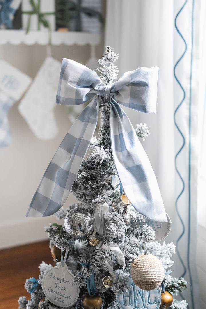 Blue Buffalo Check Bow Topper