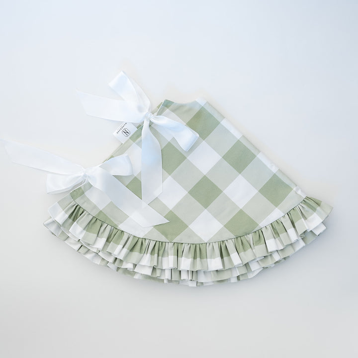 Sage Buffalo Check Tree Skirt