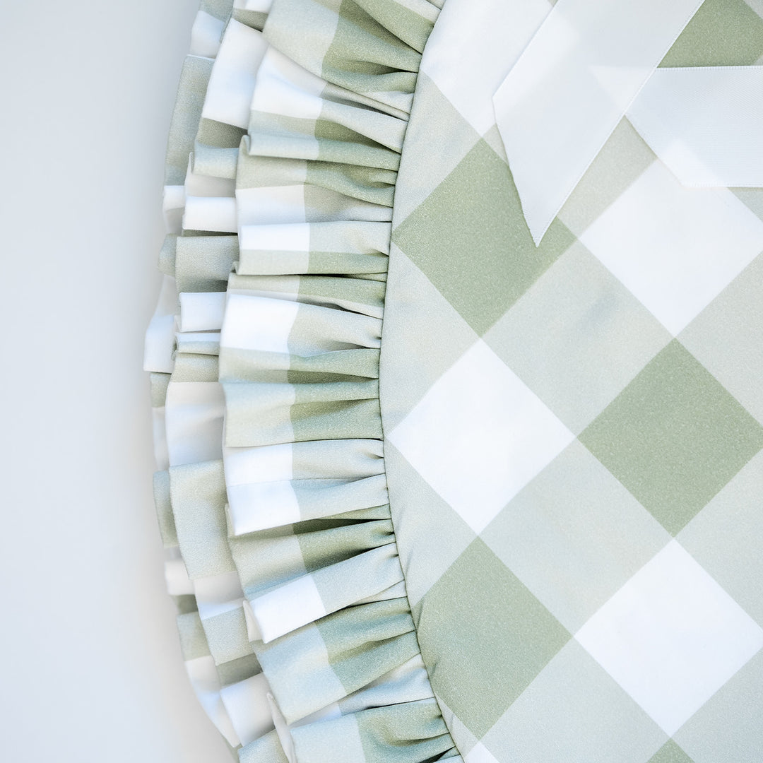 Green Buffalo Check Petite Tree Skirt