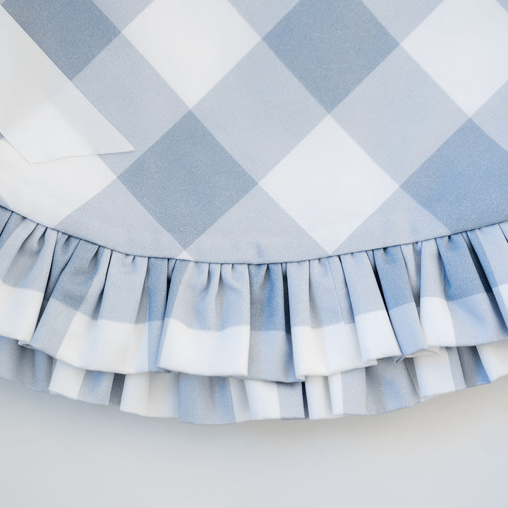 Blue Buffalo Check Tree Skirt