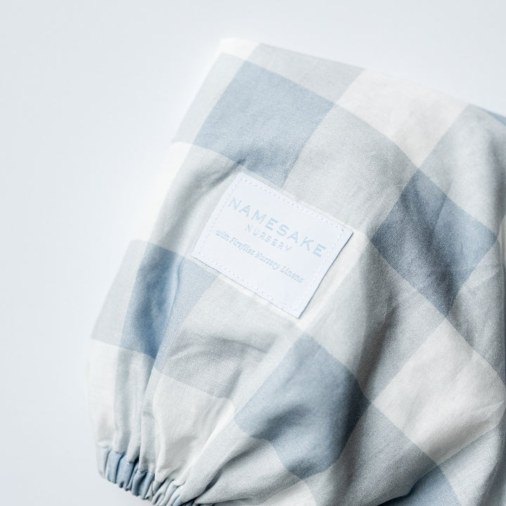 Welcome Baby Bassinet Sheet in Buffalo Check