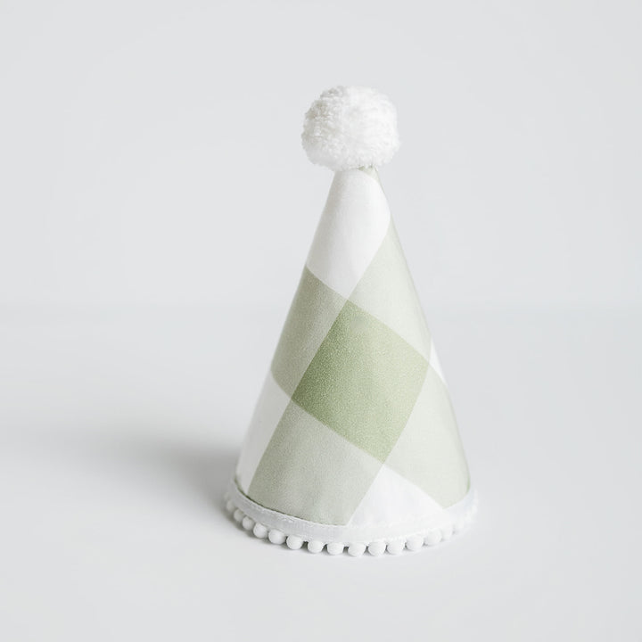 Green Buffalo Check Party Hat