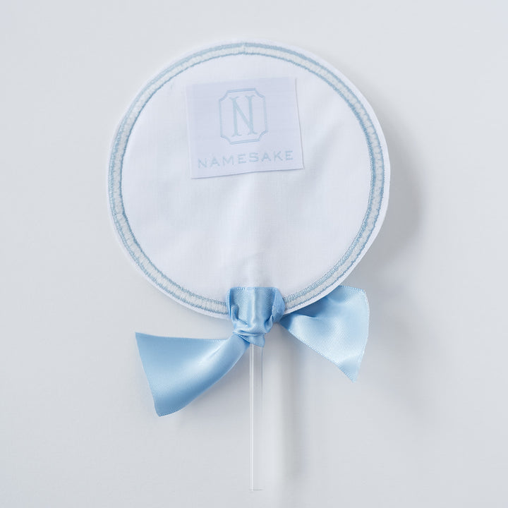 Monogram Topper: Blue Buffalo Check
