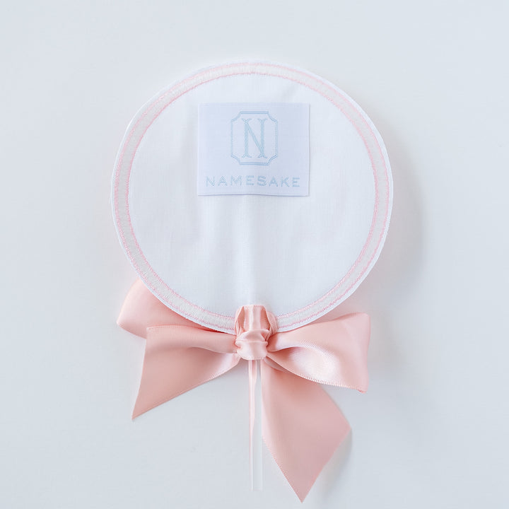 Monogram Topper: Little Pink Check