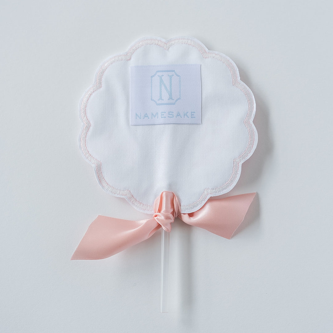 Monogram Topper: Pink Buffalo Check