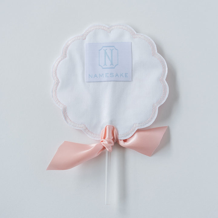 Monogram Topper: Pink Buffalo Check