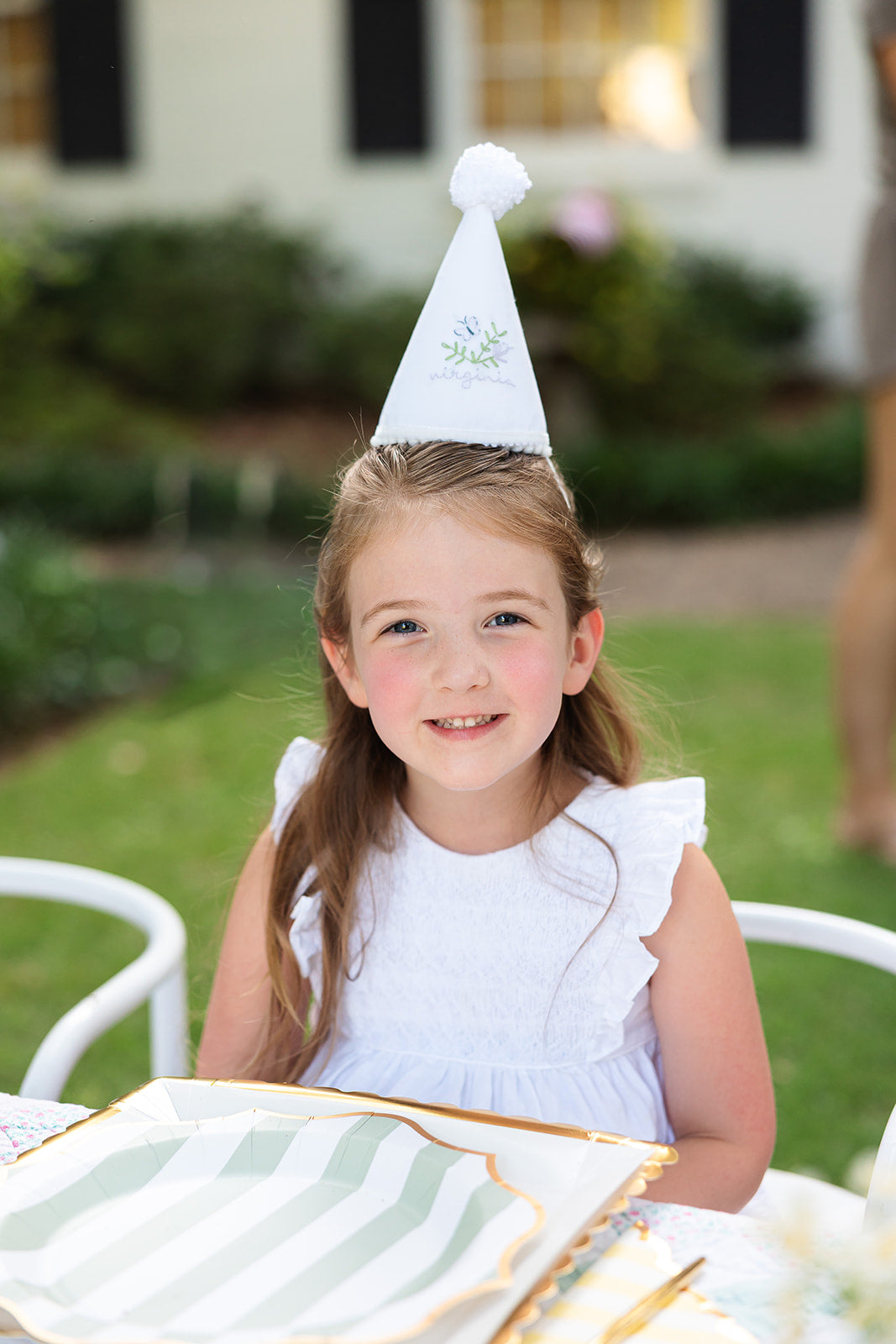 Butterfly Hand Stitched Party Hat x Camilla Moss