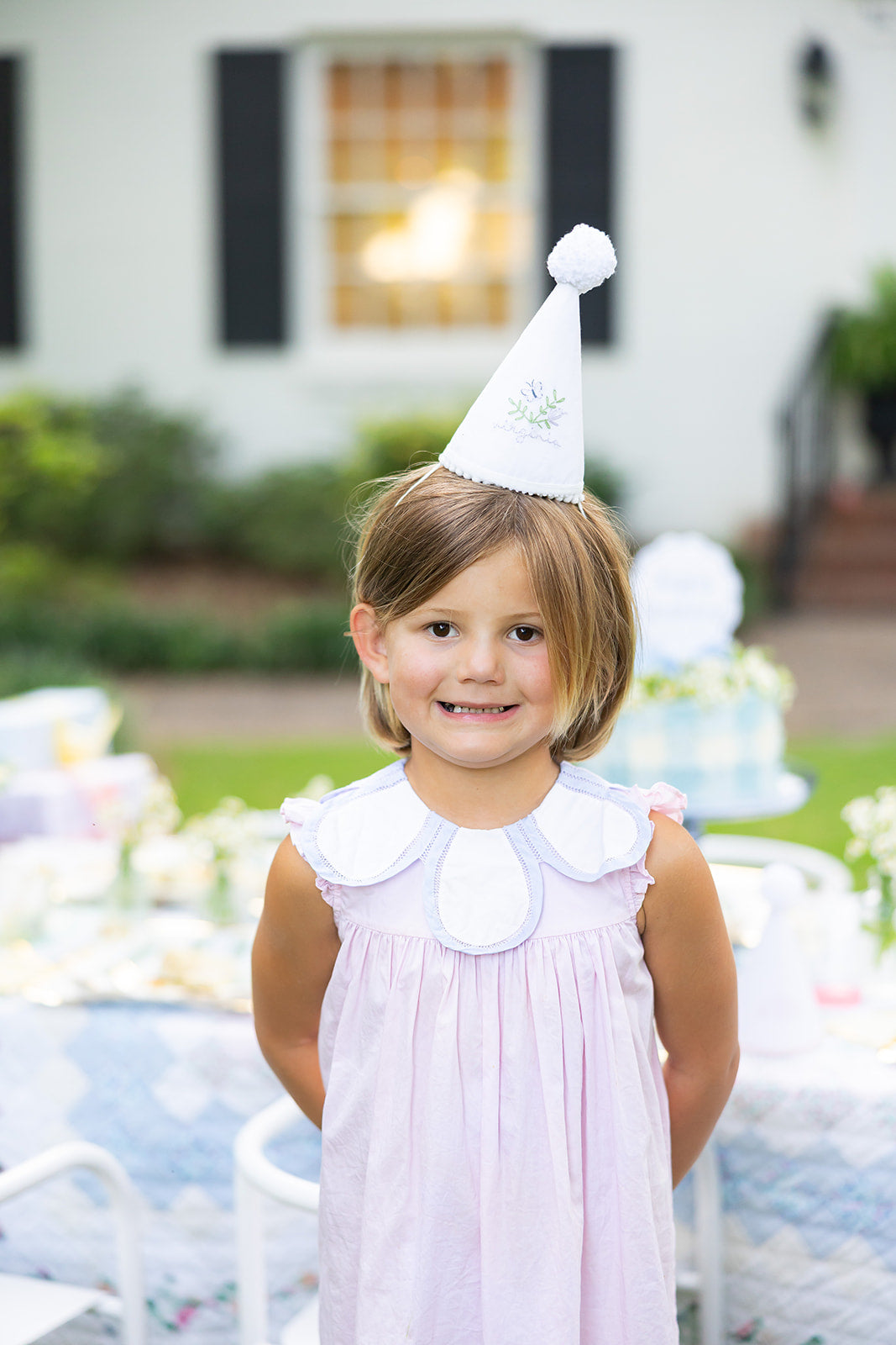 Butterfly Hand Stitched Party Hat x Camilla Moss