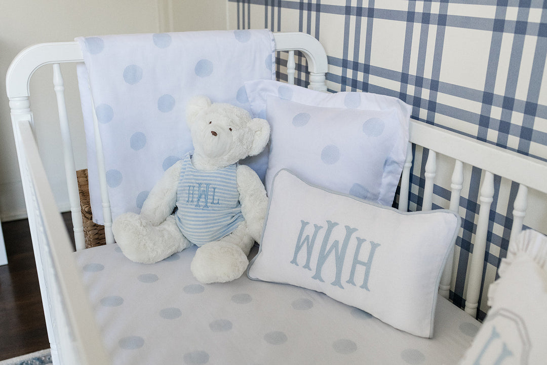 Lumbar Monogram Pillow