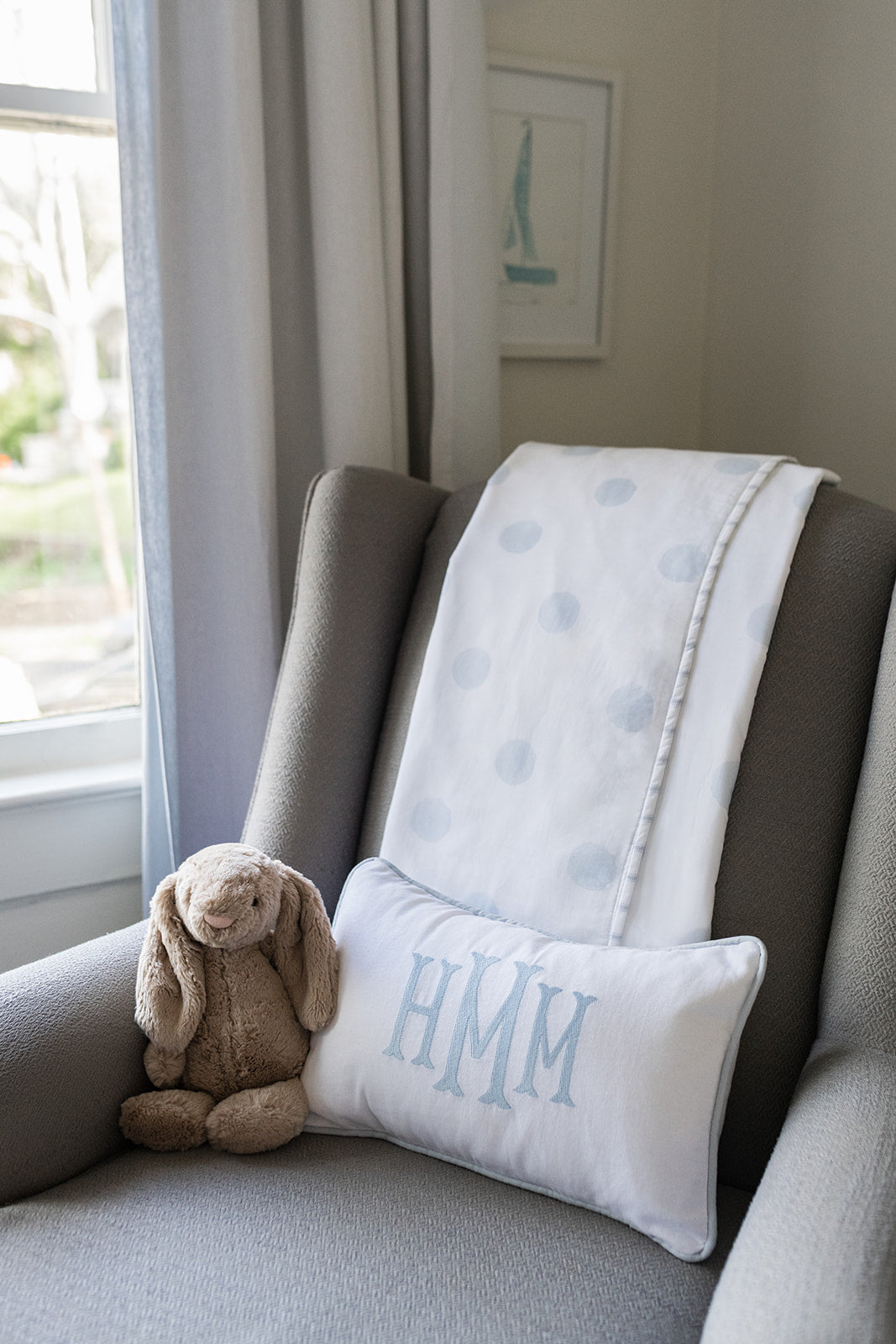 Lumbar Monogram Pillow