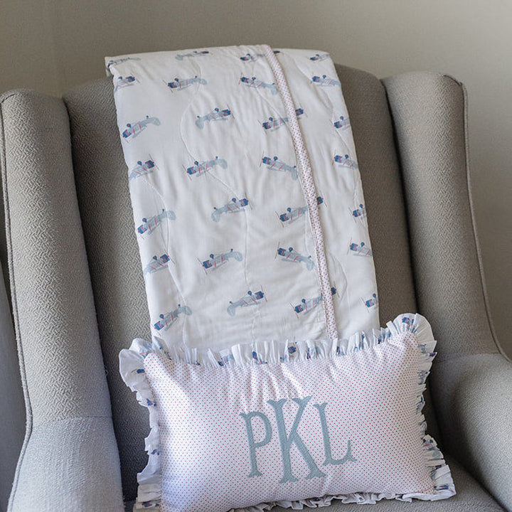 Heirloom Baby Blanket in Airlplane